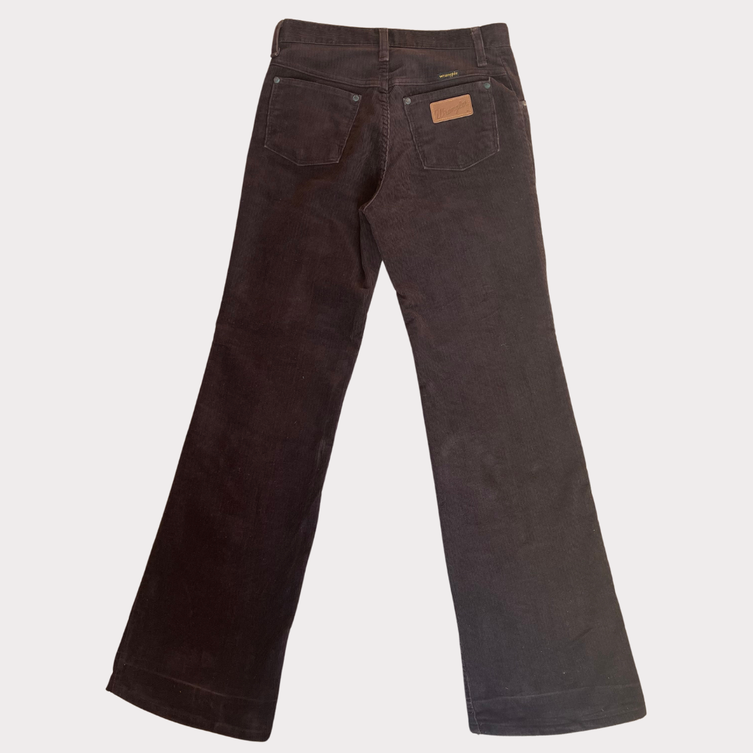 1970’s Wrangler Blue Bell Brown Corduroy Bell Bottoms