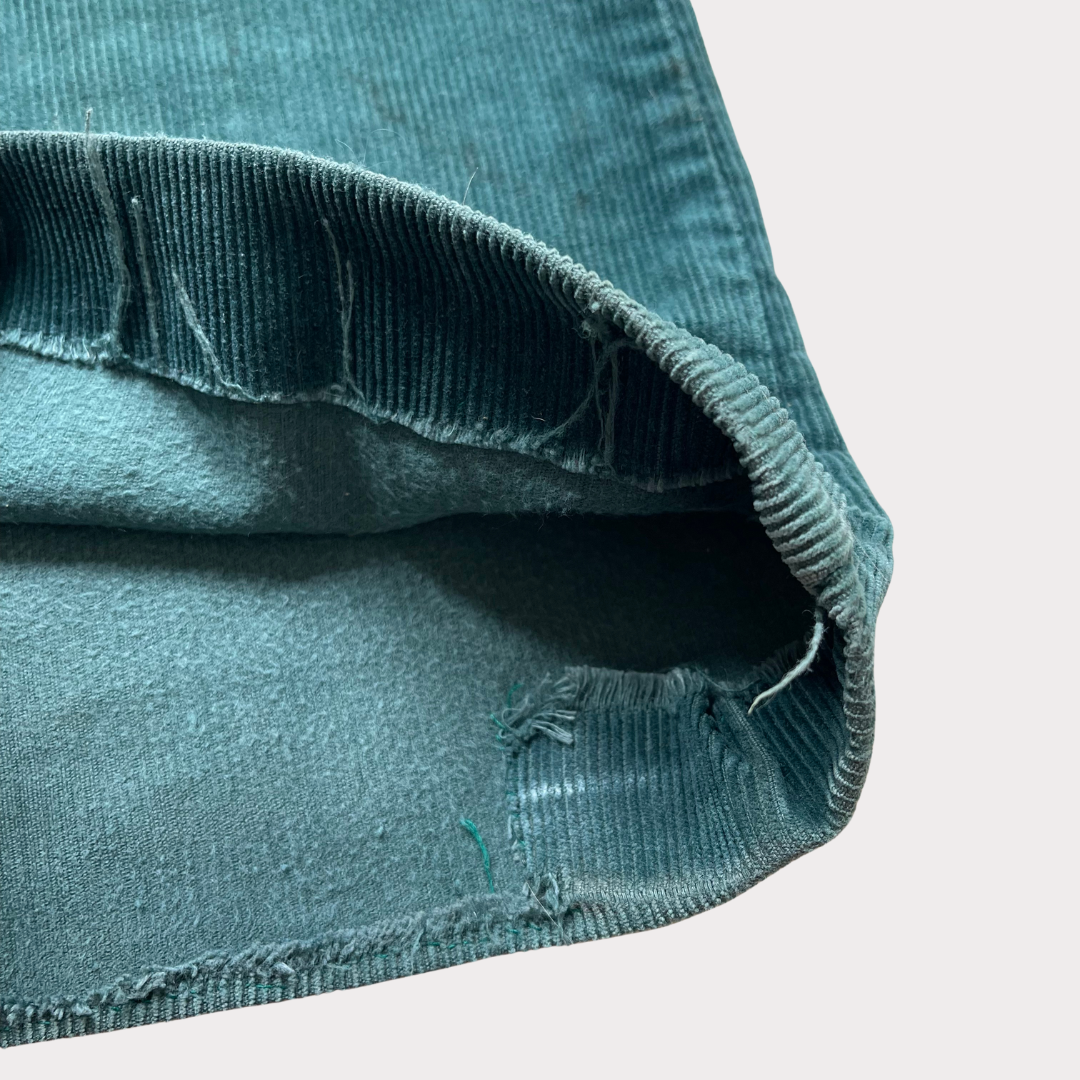 1970’s Green Corduroy Wrangler Blue Bell Trousers