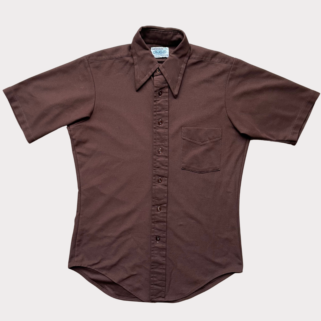 1970’s Brown Short Sleeve Shirt