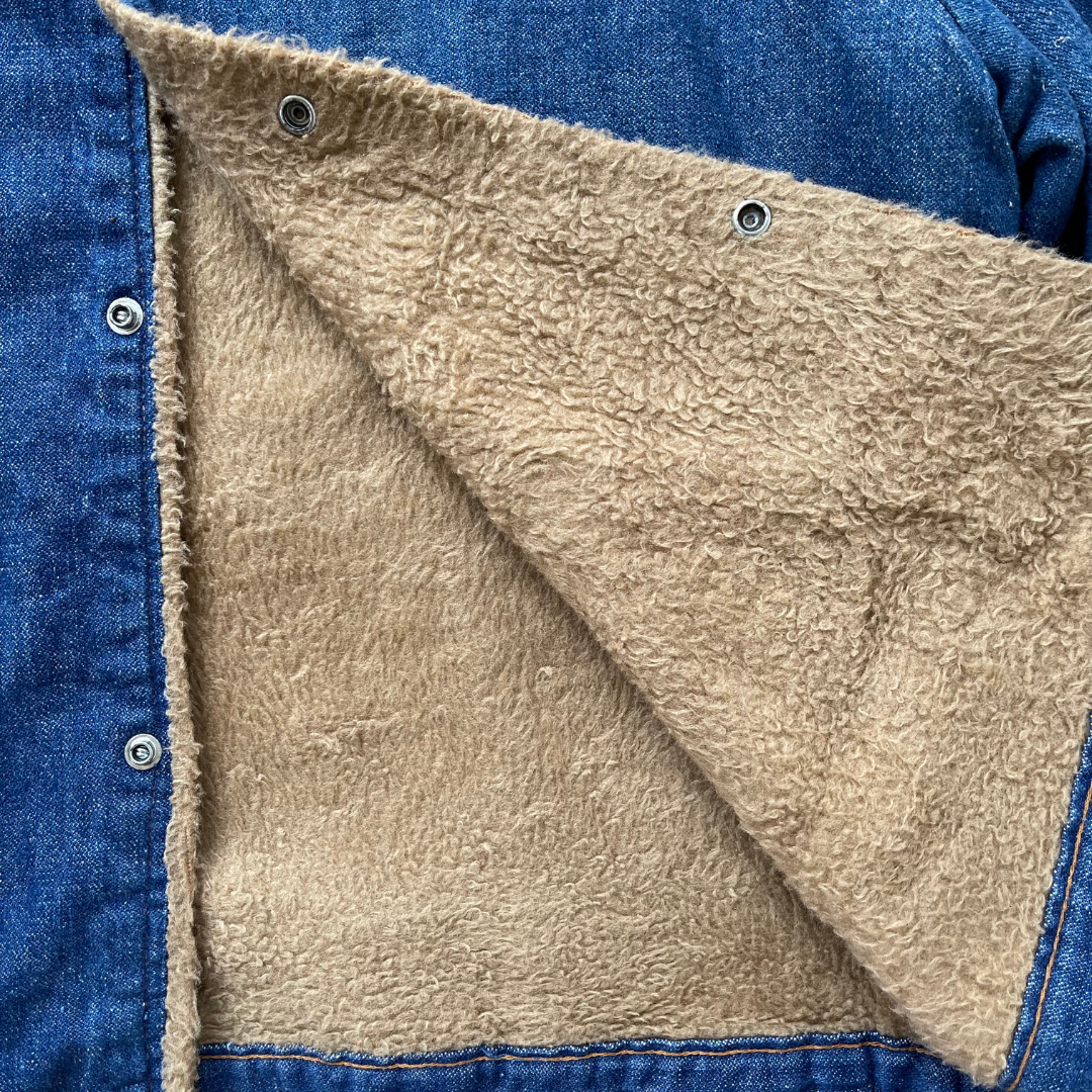 1970's Maverick Fleece Lined Denim Jacket