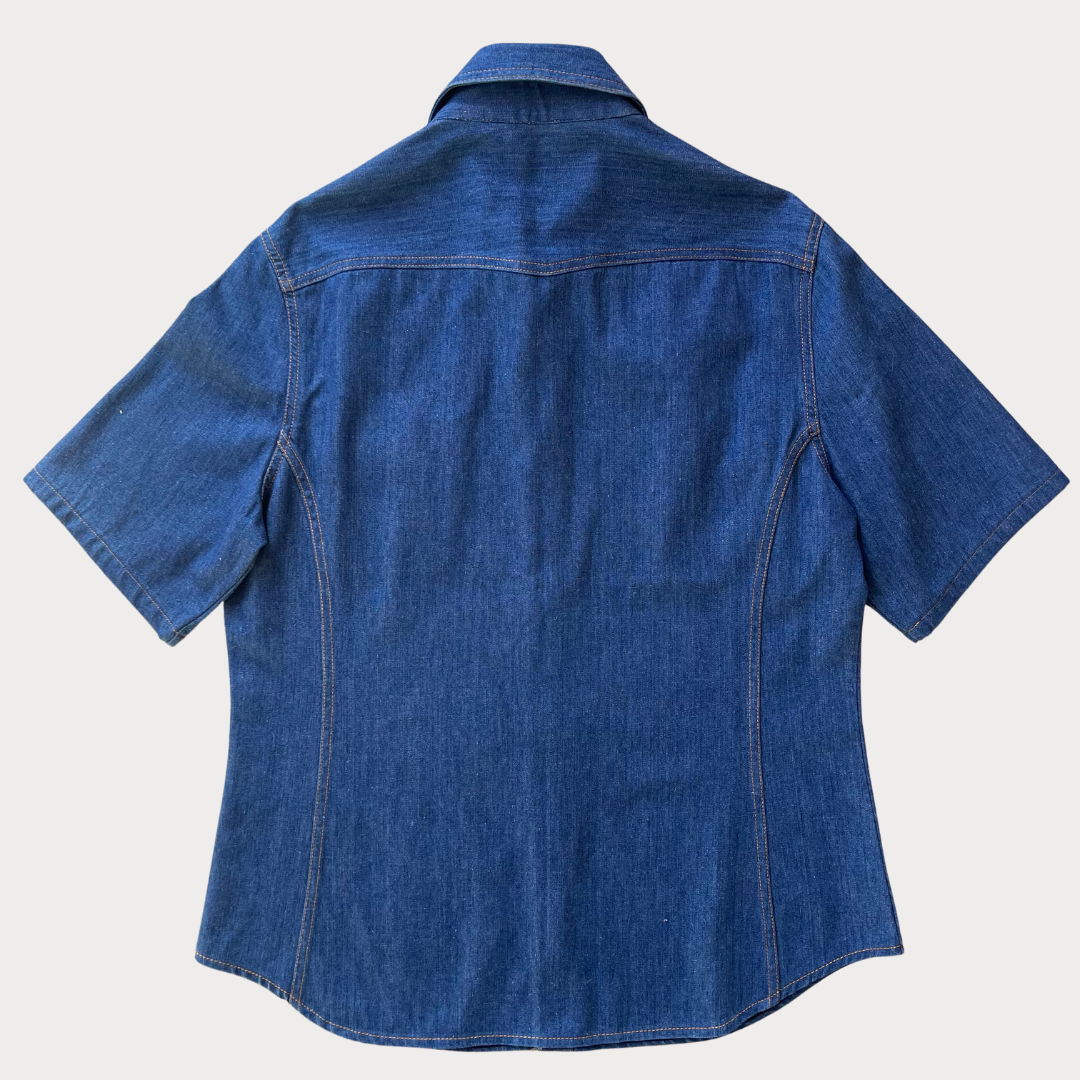 1970's Denim Short Sleeve Shirt