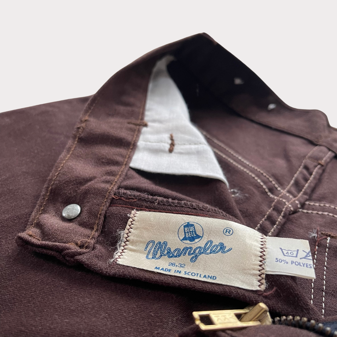 1970’s Wrangler Blue Bell Brown Trousers