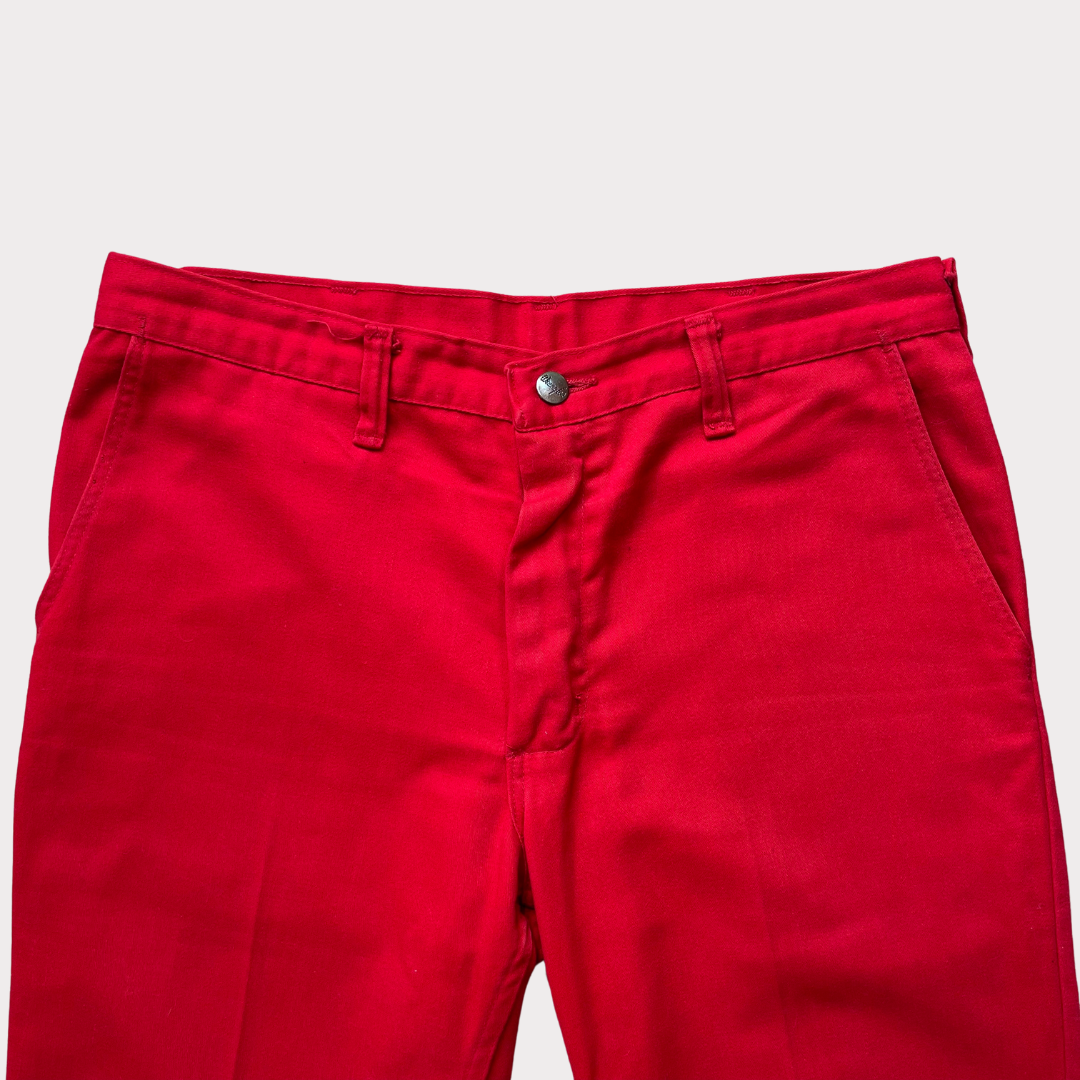 1970’s Wrangler Red Blue Bell Trousers