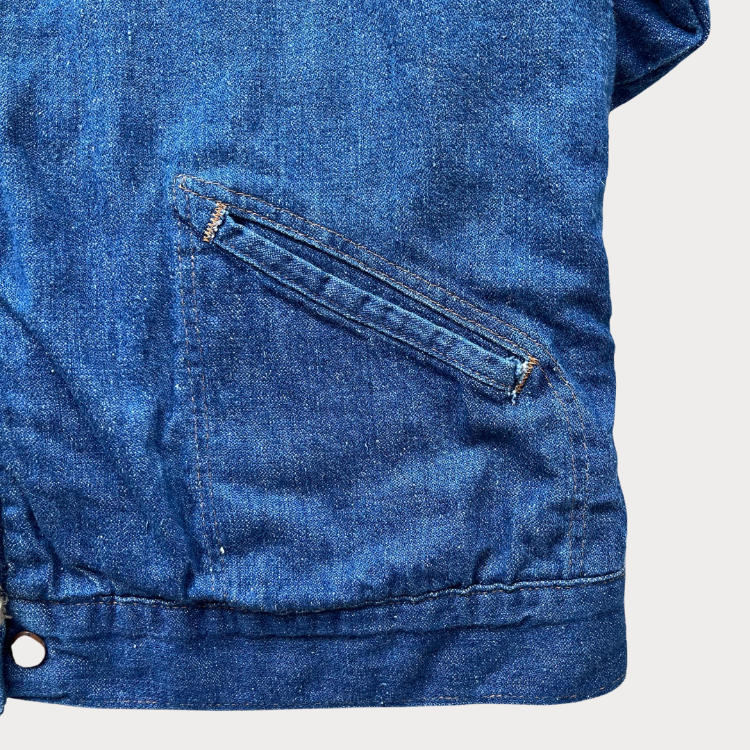 1970's Maverick Fleece Lined Denim Jacket