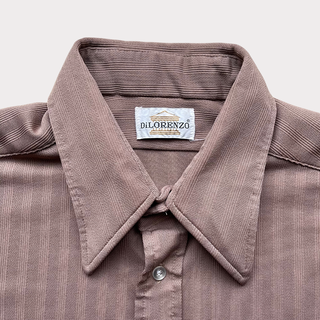 1970's Mocha Short Sleeve Shirt