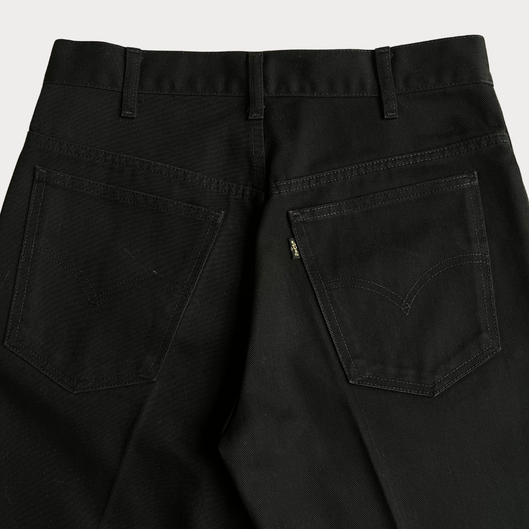 Levi's Sta-Prest Black Centre Creased Trousers