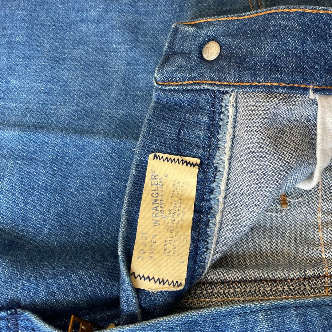 1970’s Wrangler No Fault Cowboy Cut Denim Jeans