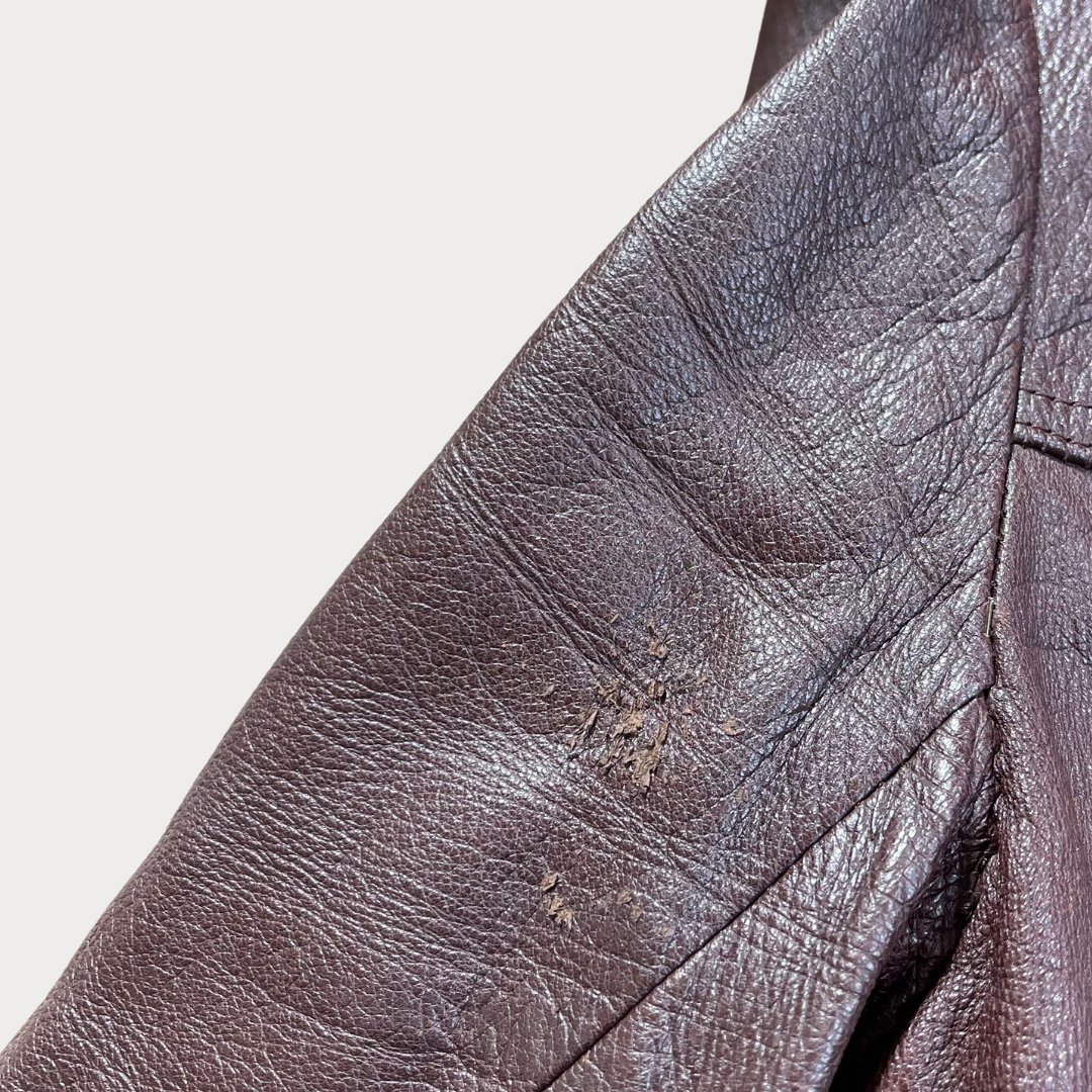 1970's Brown Leather Jacket