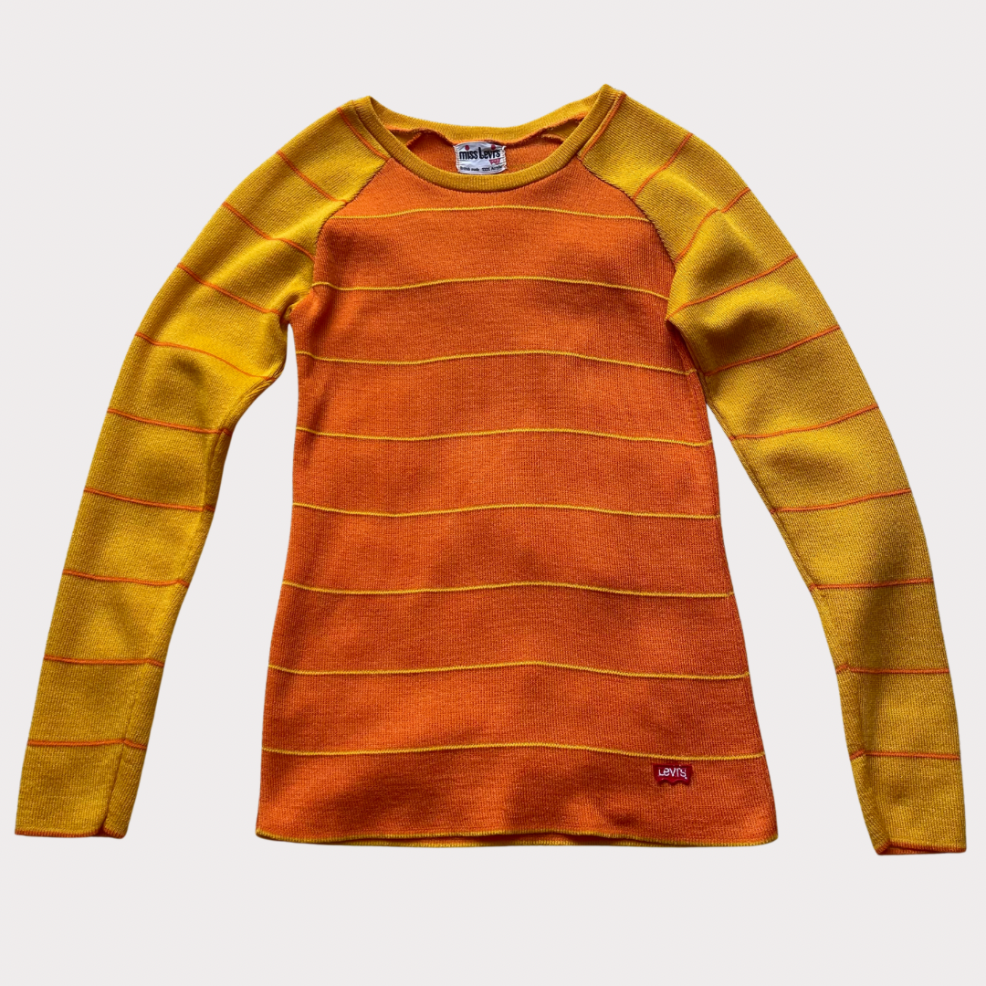 1970's Miss Levis Striped Top