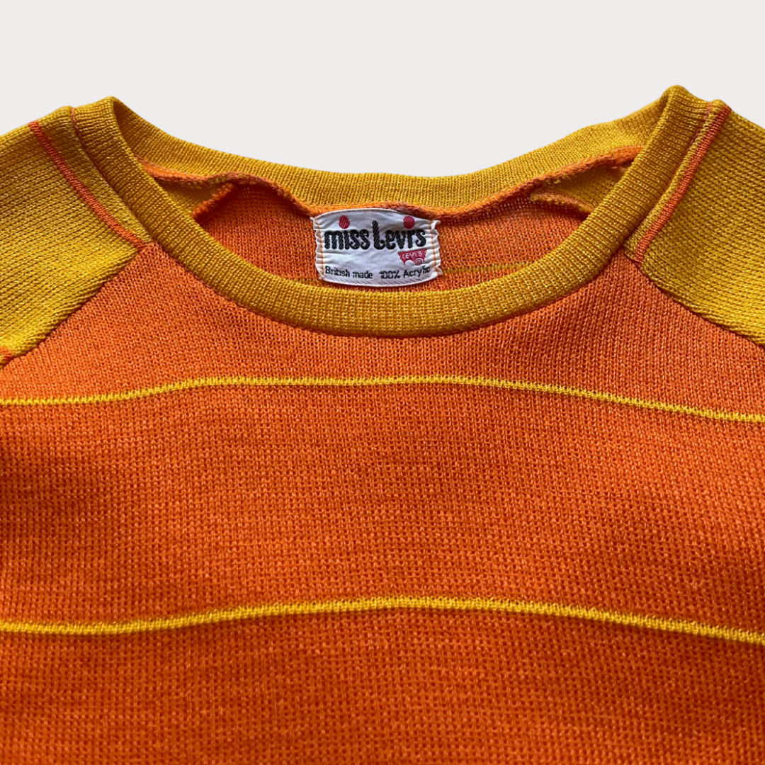1970's Miss Levis Striped Top