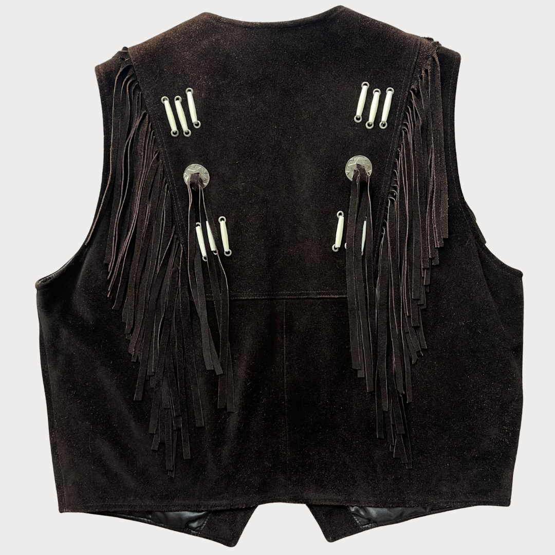 Suede Western Vest