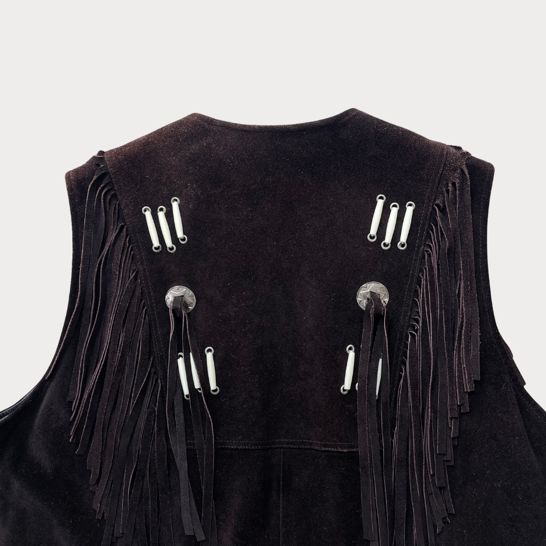 Suede Western Vest