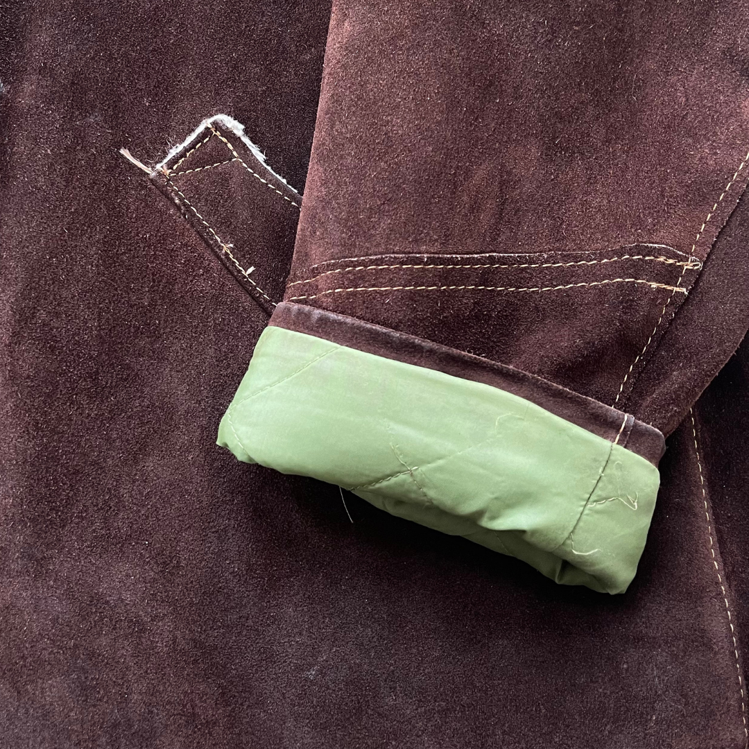 1970’s Suede Sherpa Jacket