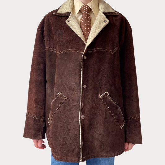 1970’s Suede Sherpa Jacket