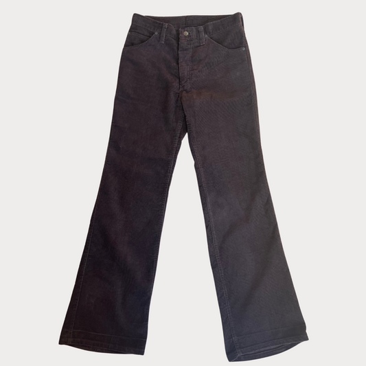 Wrangler Blue Bell Brown Corduroy Bell Bottoms