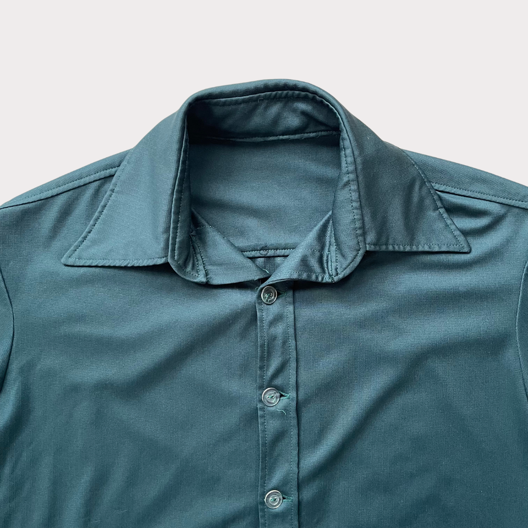 1970’s Forest Green Short-Sleeved Shirt