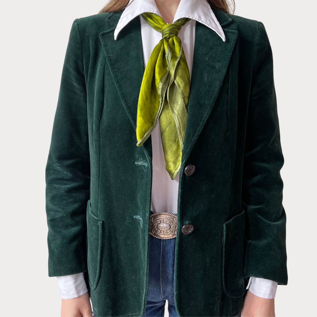 1970’s Green Velvet Blazer