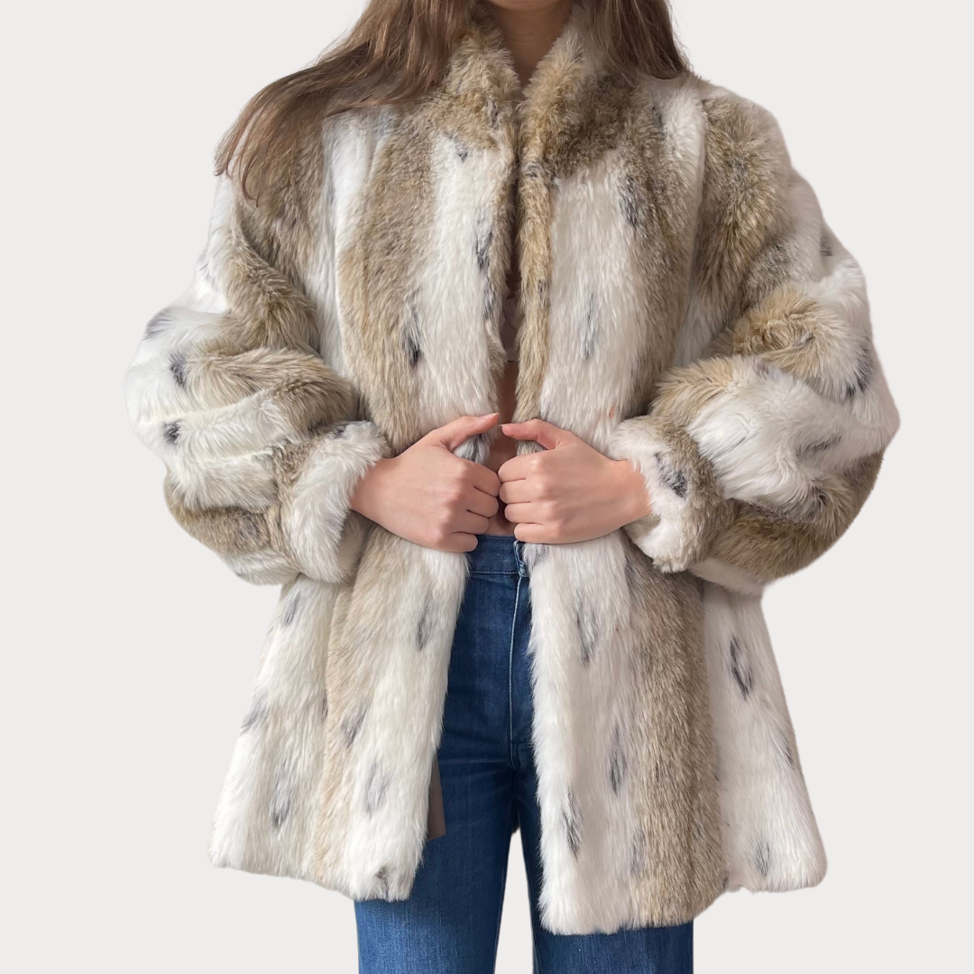 1970's Glenn Models Faux Fur Coat