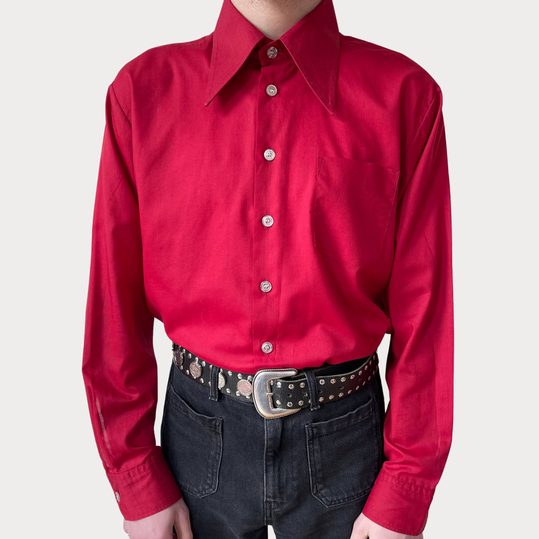 Red 1970's Shirt