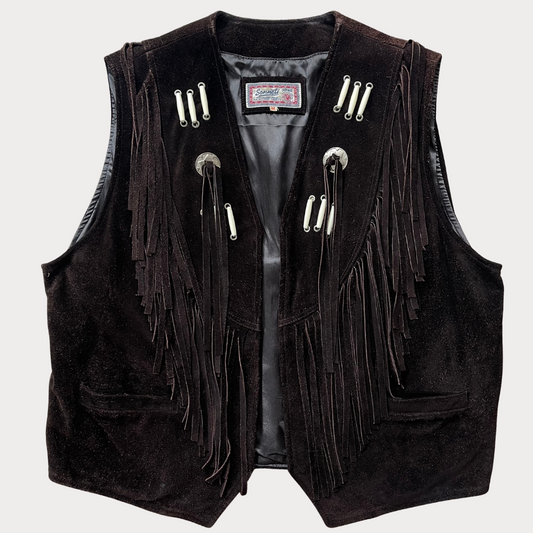 Suede Western Vest